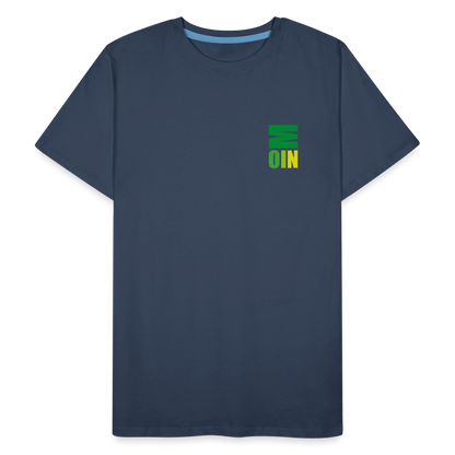Männer Premium Bio T-Shirt - Moin - Navy