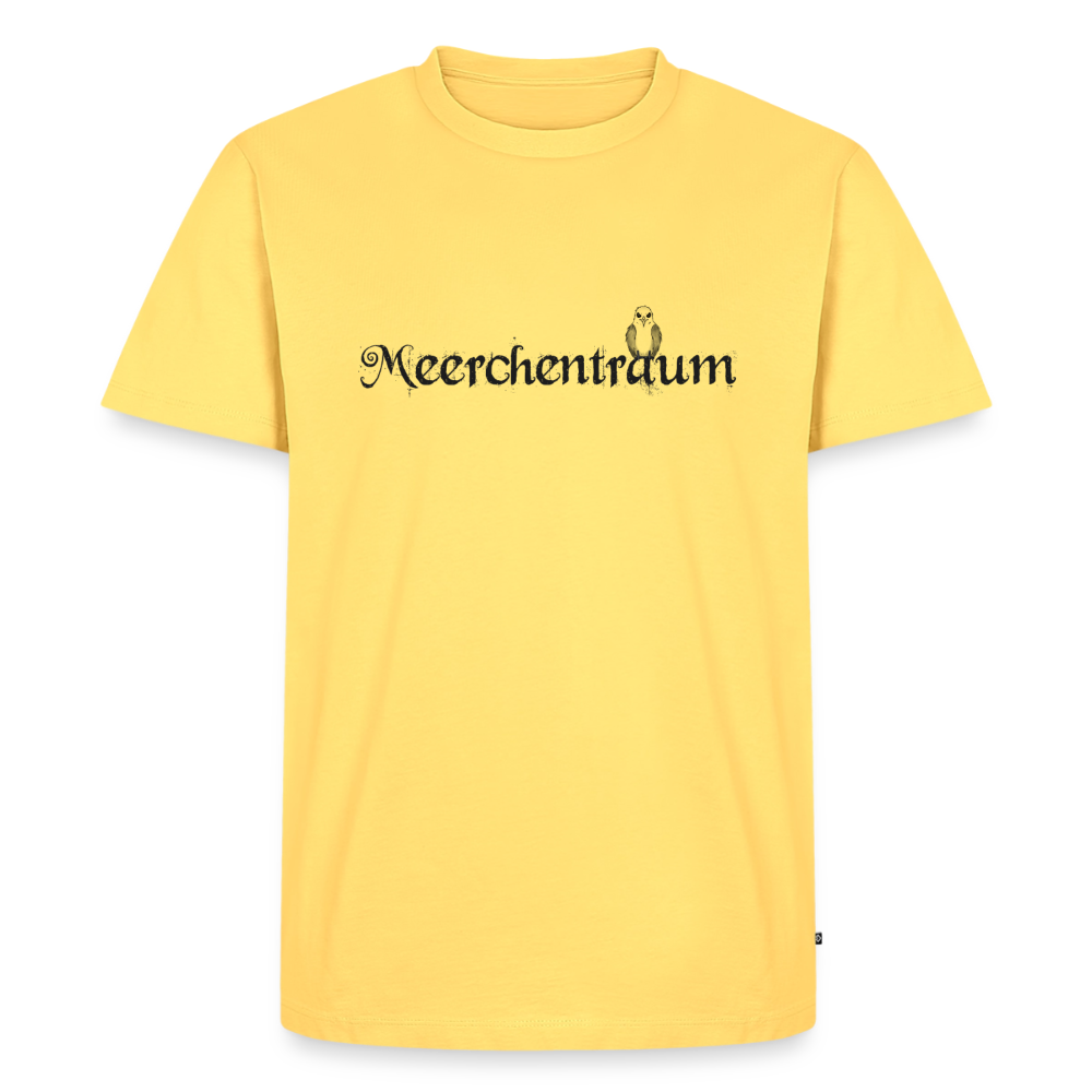Meerchentraum - Herren Premium T-Shirt - Pastellgelb
