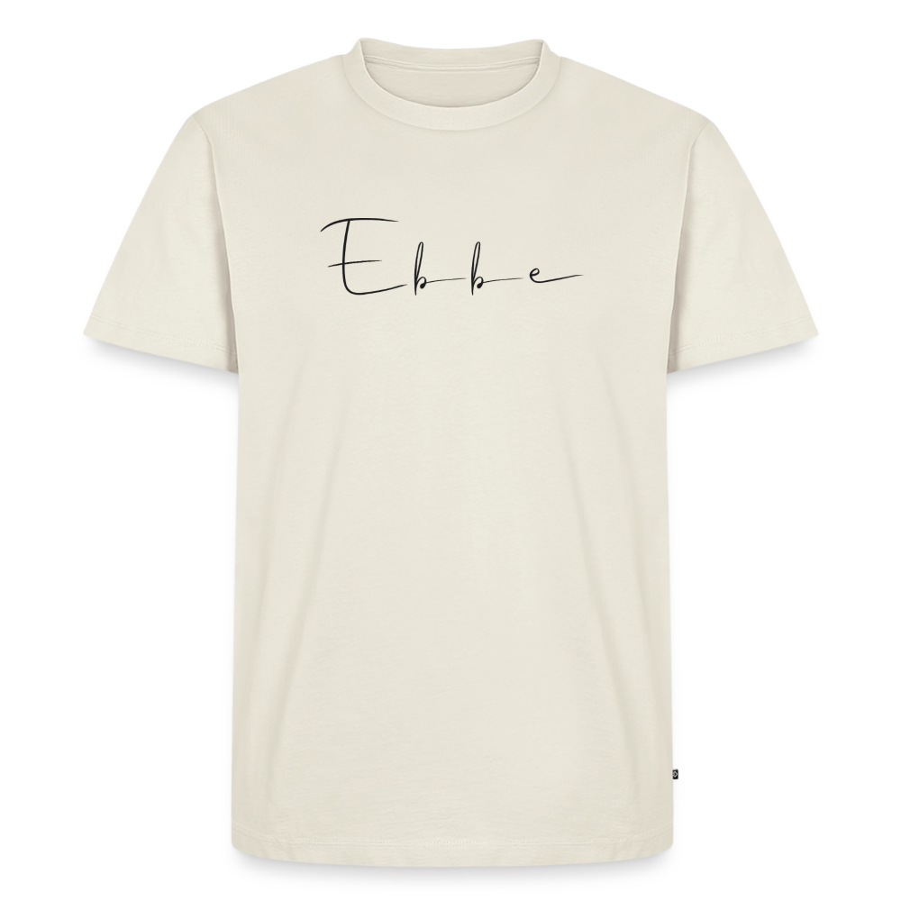 Ebbe - Herren Premium Bio T-Shirt - Naturweiß