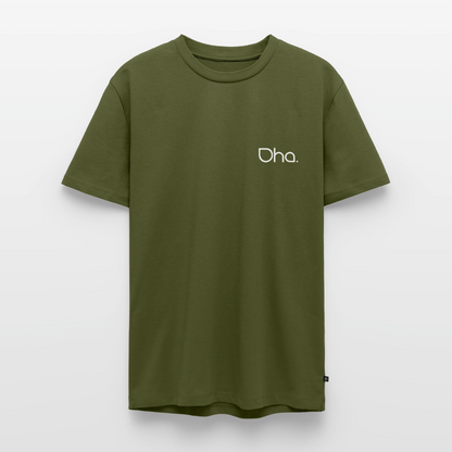 Oha - Herren Premium T-Shirt (weiß) - Khaki
