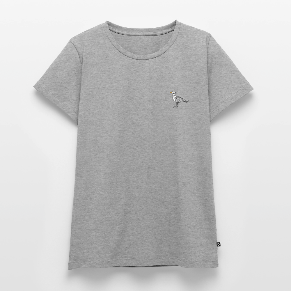 Möwe - Damen Premium Bio T-Shirt - Grau meliert