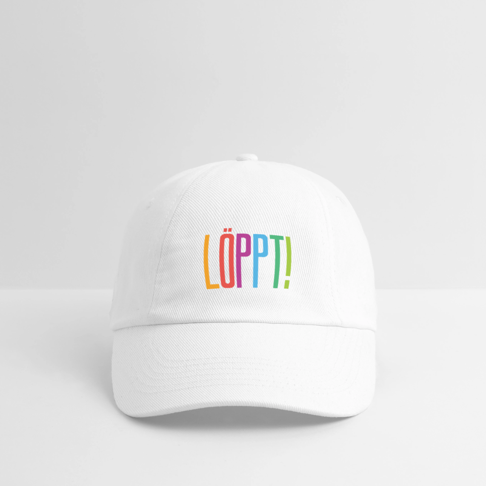 Baseballkappe - Löppt! - Weiß/Weiß