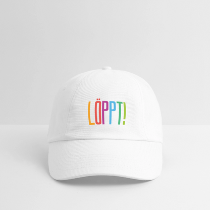 Baseballkappe - Löppt! - Weiß/Weiß