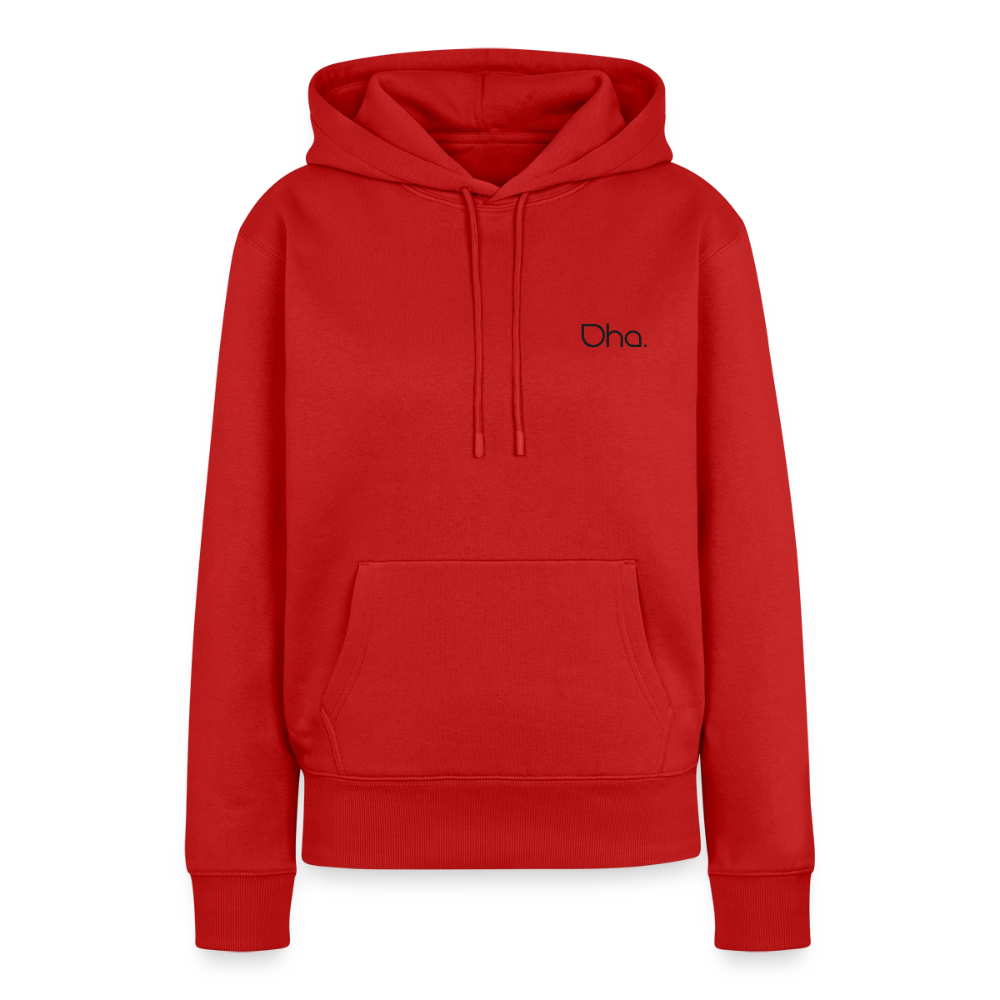 Oha Damen Premium Hoodie - Rot