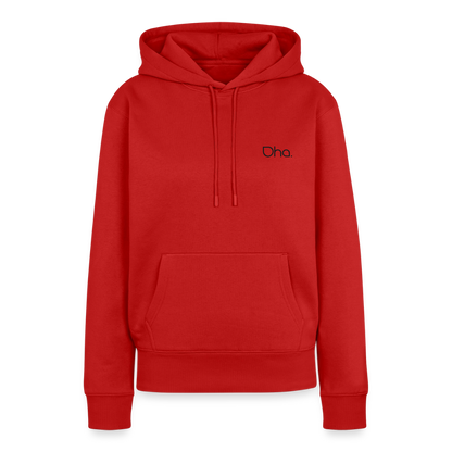 Oha Damen Premium Hoodie - Rot