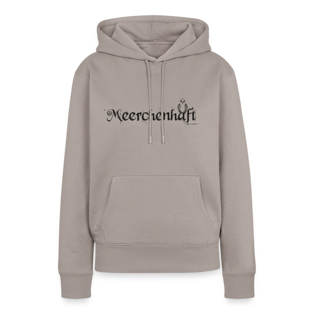 Meerchenhaft Damen Premium Hoodie im nordischen Stil - Taupe