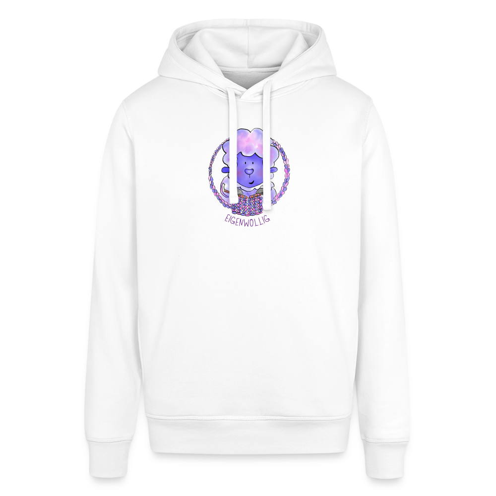 Unisex Bio-Hoodie - Eigenwollig - Weiß