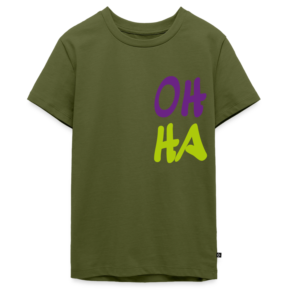 Teenager Premium T-Shirt "Oh ha" - Khaki