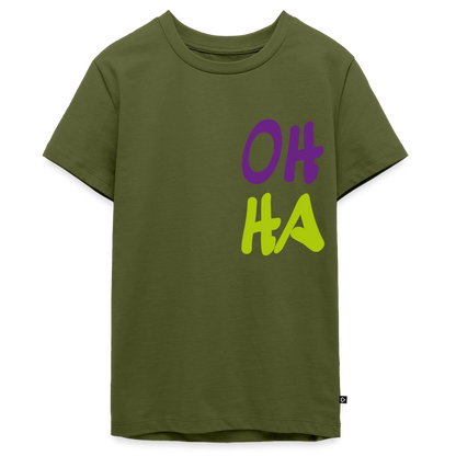 Teenager Premium T-Shirt "Oh ha" - Khaki