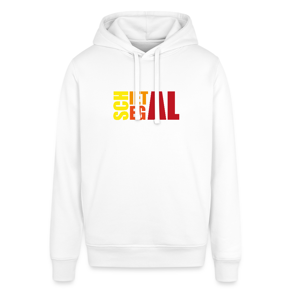 Unisex Bio-Hoodie - Schietegal - Weiß