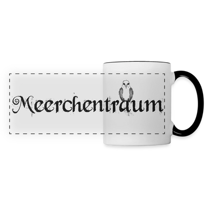 Merrchentraum - Panoramatasse - Weiß/Schwarz