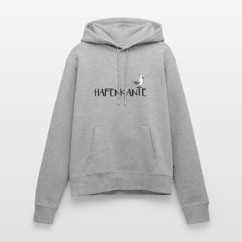 Hafenkante - Damen Premium Hoodie - Grau meliert