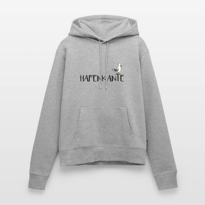 Hafenkante - Damen Premium Hoodie - Grau meliert