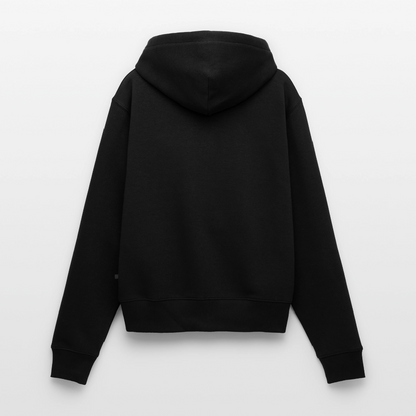 Frauen Premium Kapuzenjacke - de Mööv (weiss) - Schwarz