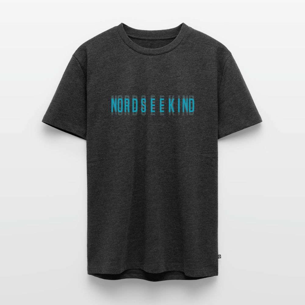 Nordseekind Herren Premium T-Shirt - Anthrazit meliert