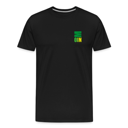 Männer Premium Bio T-Shirt - Moin - Schwarz