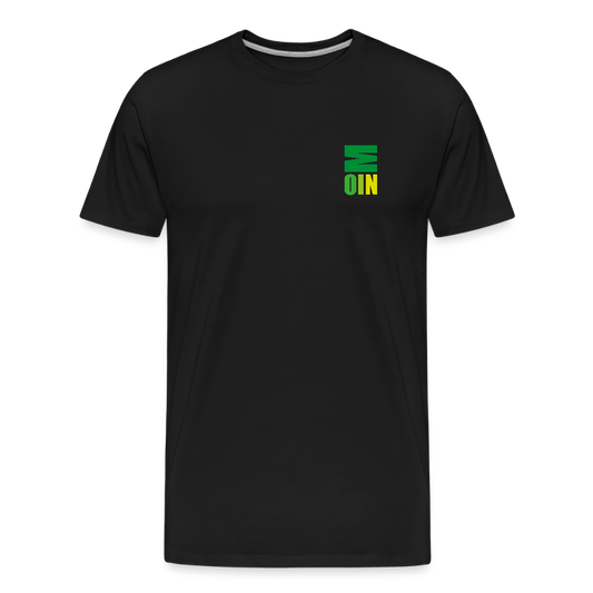 Männer Premium Bio T-Shirt - Moin - Schwarz