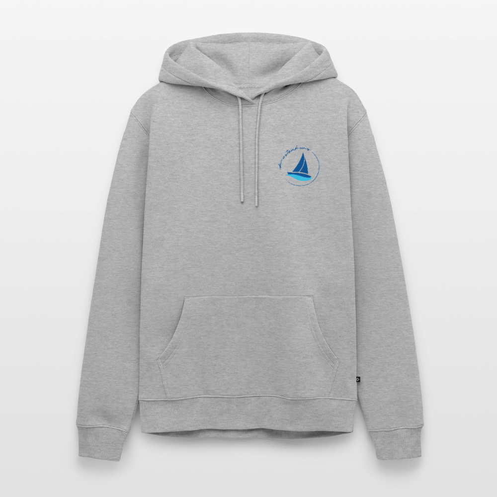 Küstenkurs - Herren Premium Hoodie - Grau meliert