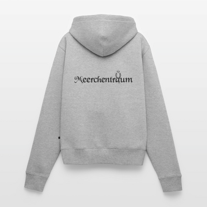 Meerchentraum - Damen Premium Kapuzenjacke - Grau meliert