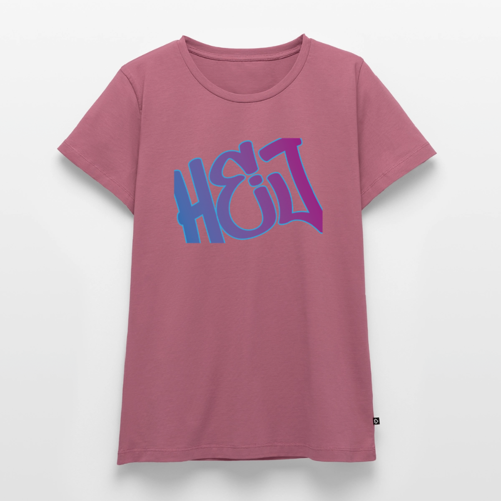 Damen Premium Bio T-Shirt - Hej - Mauve