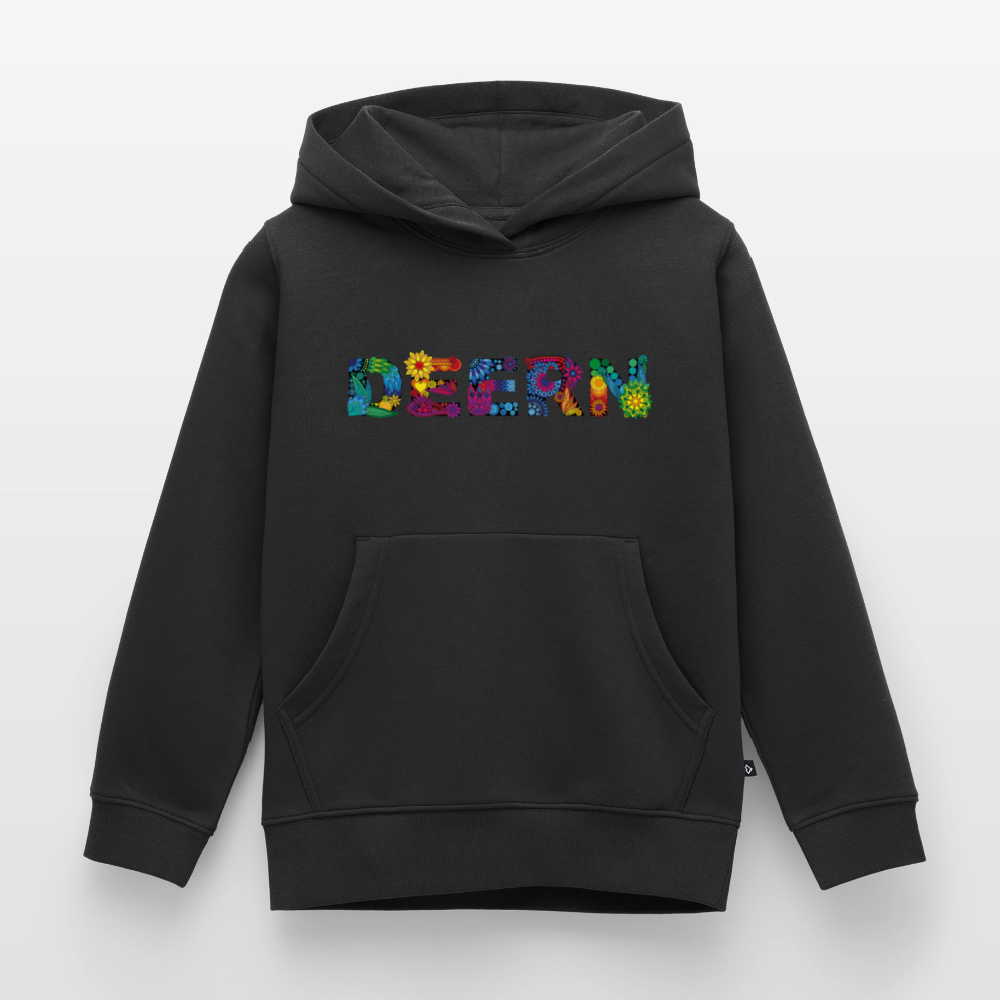 Kinder Premium Hoodie - Deern - Schwarz