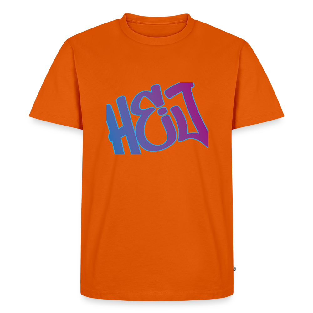 Herren Premium Bio T-Shirt - Hej - Orange 