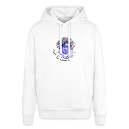 Nicht zu zähmen - Unisex Bio-Hoodie - Weiß