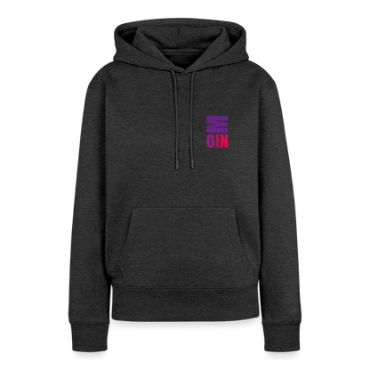 Damen Premium Hoodie - Moin - Anthrazit meliert