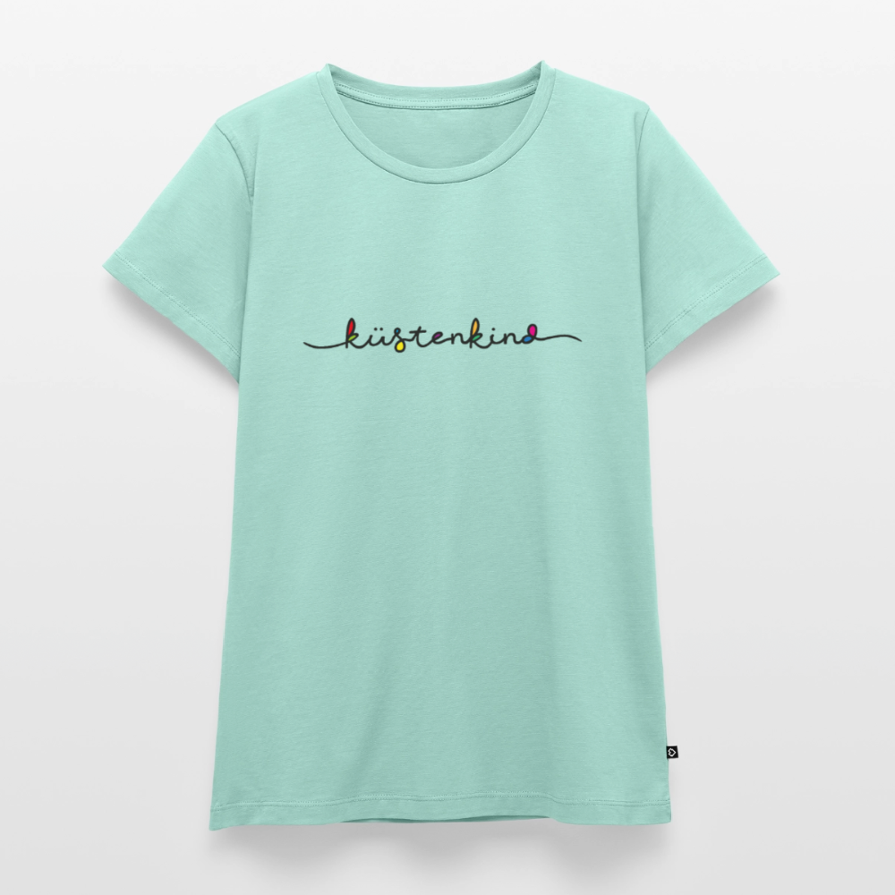 Damen Premium Bio T-Shirt - Küstenkind - Mint 