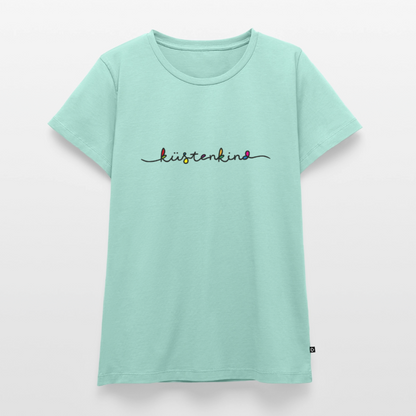 Damen Premium Bio T-Shirt - Küstenkind - Mint 