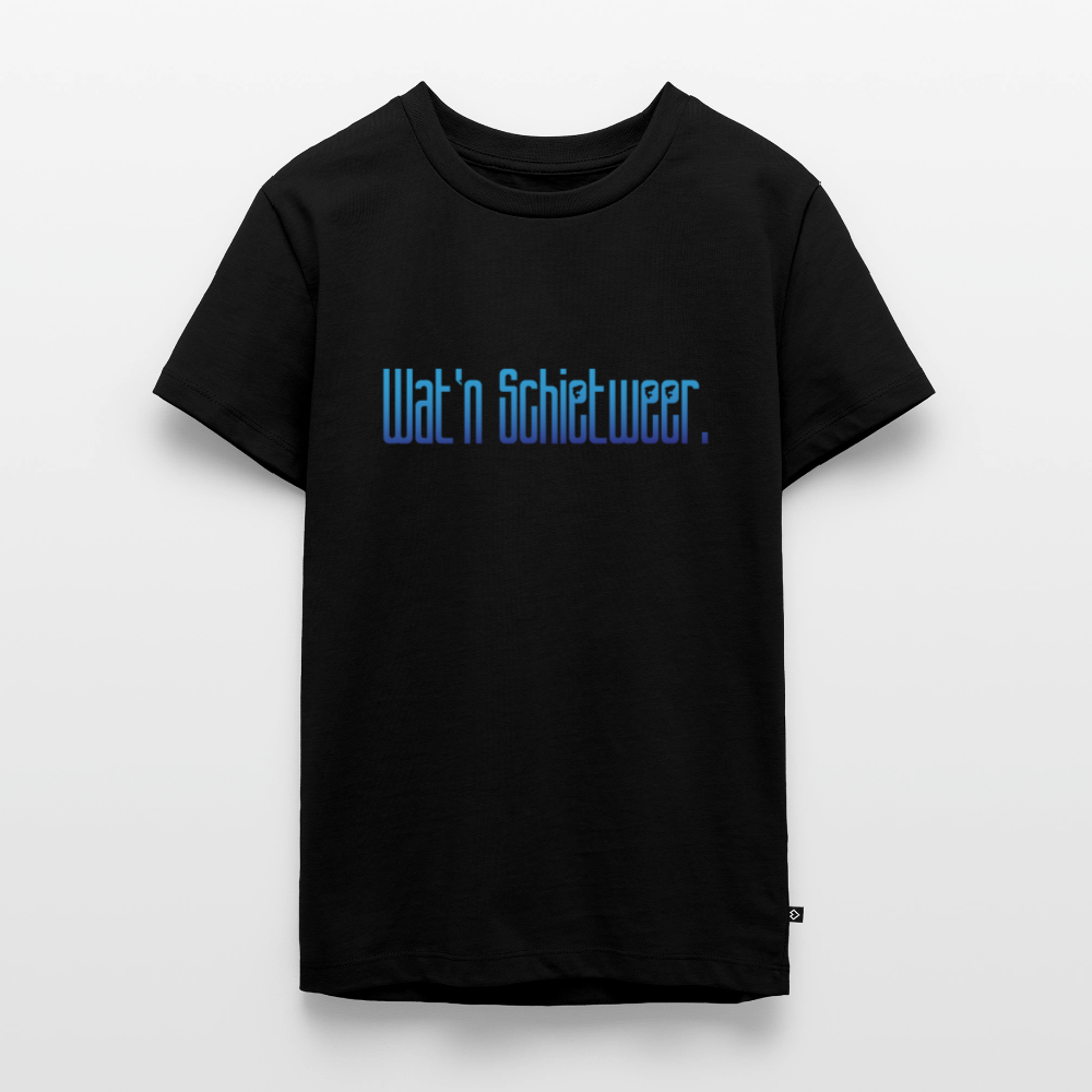 Teenager Premium T-Shirt - wat'n Schietweer - Schwarz