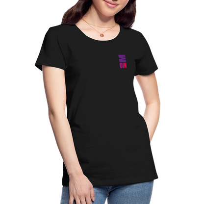 Frauen Premium Bio T-Shirt - Moin - Schwarz