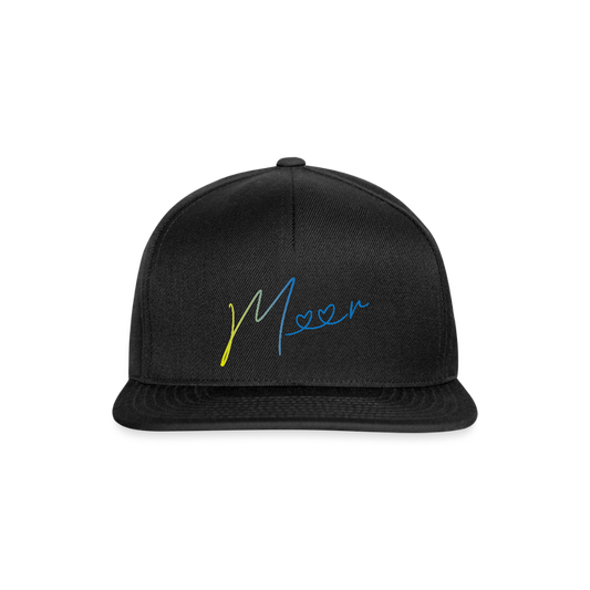 Snapback Cap - Meer - Schwarz/Schwarz