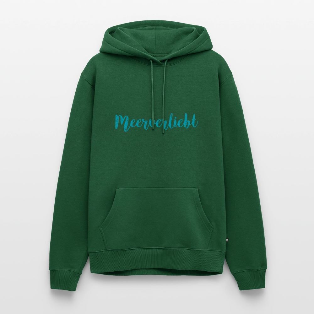 Herren Premium Hoodie - Meeverliebt - Flaschengrün