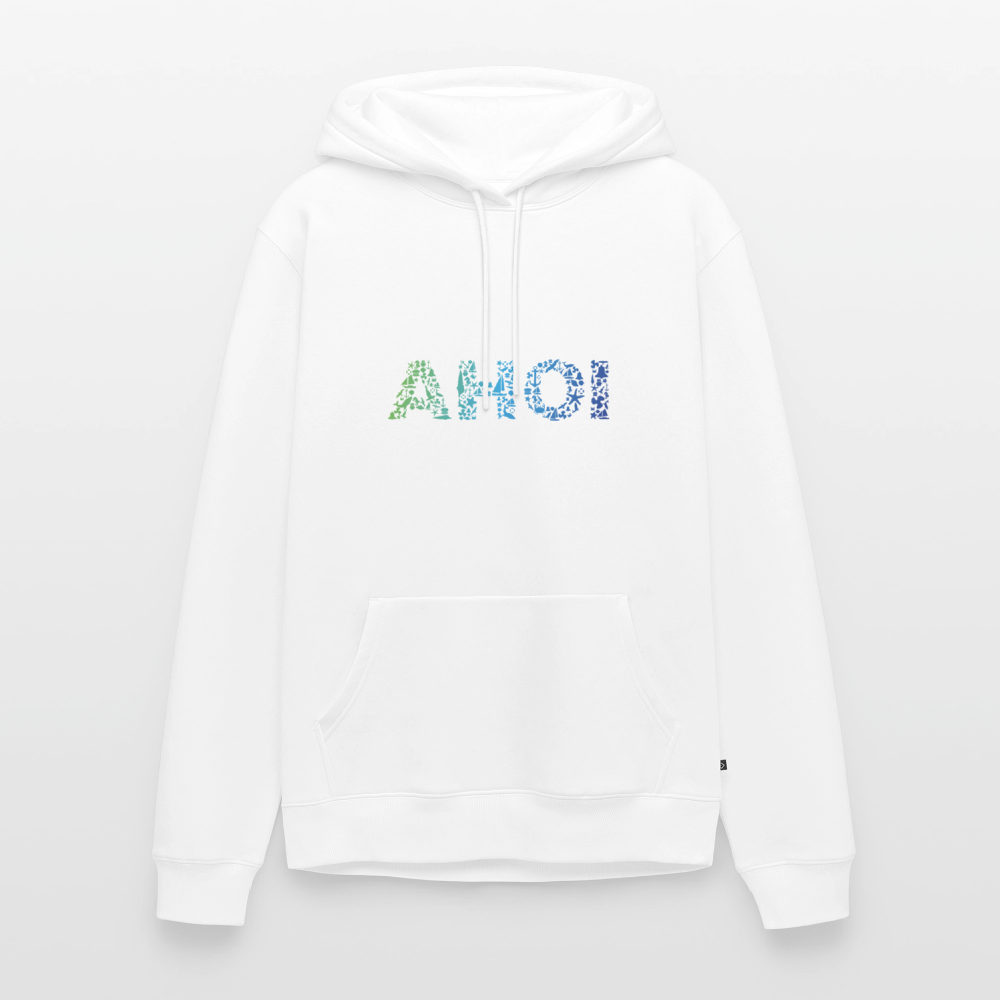 Herren Premium Hoodie - Ahoi doodles - Weiß