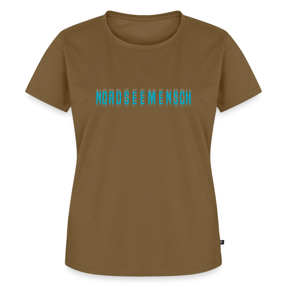 Nordseemensch - Damen Premium T-Shirt - Nussbraun