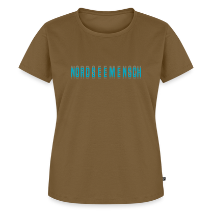 Nordseemensch - Damen Premium T-Shirt - Nussbraun