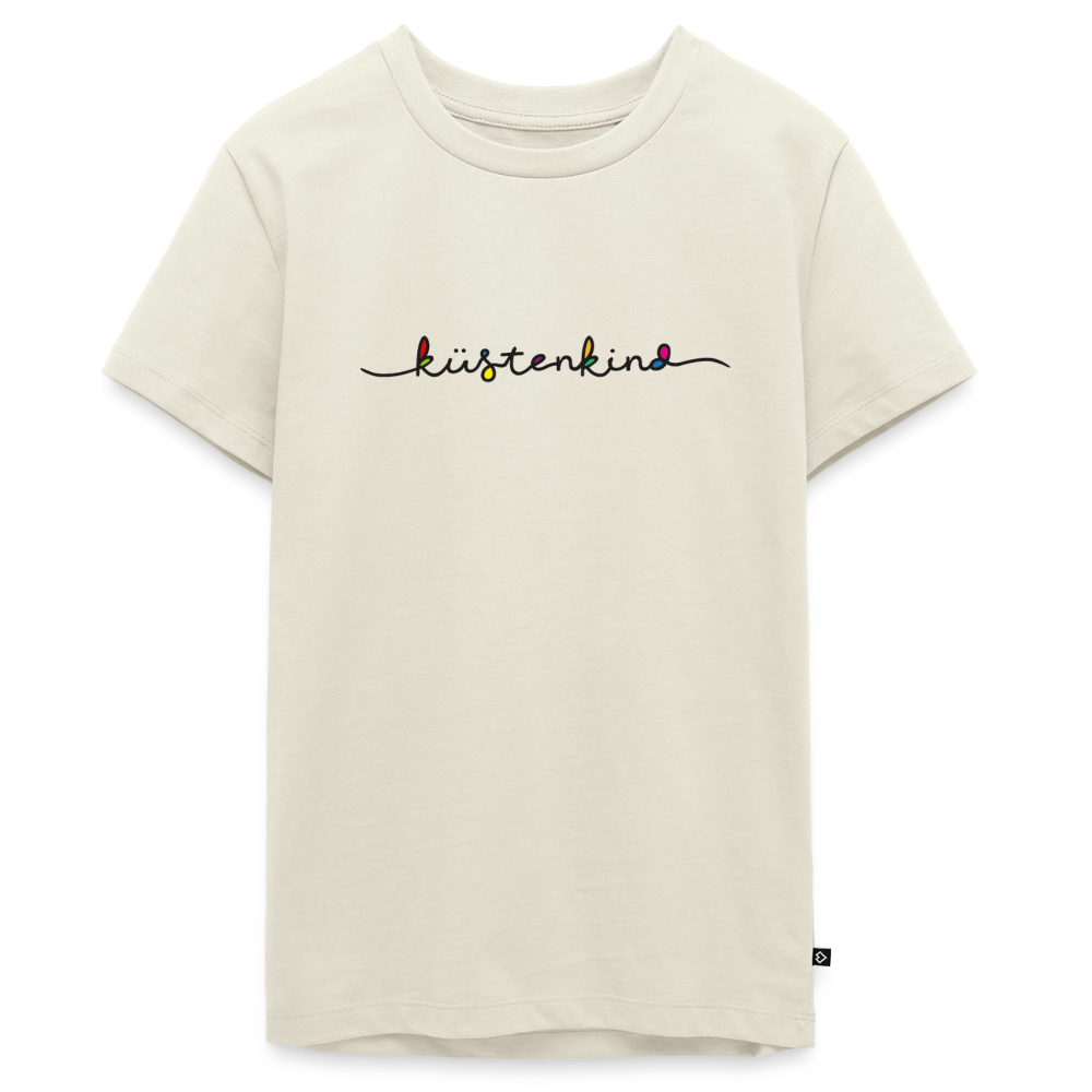 Teenager Premium T-Shirt "Küstenkind" - Naturweiß
