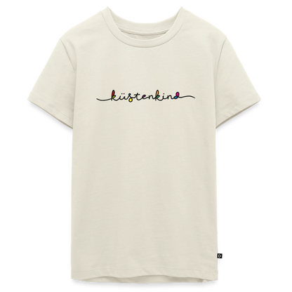 Teenager Premium T-Shirt "Küstenkind" - Naturweiß