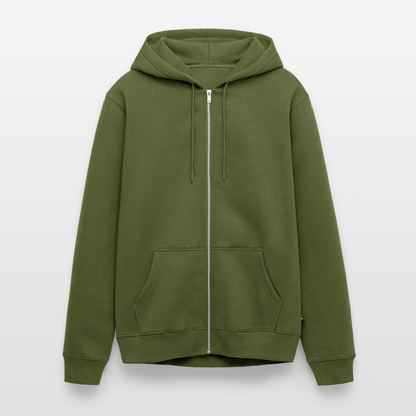 Herren Premium Kapuzenjacke - wat'n Schietweer (weiss) - Khaki