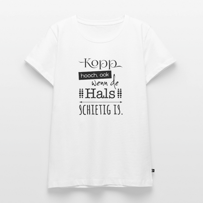 Damen Premium Bio T-Shirt - Kopp hooch - Weiß