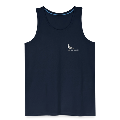 Männer Premium Tank Top - de Mööv (weiss) - Navy