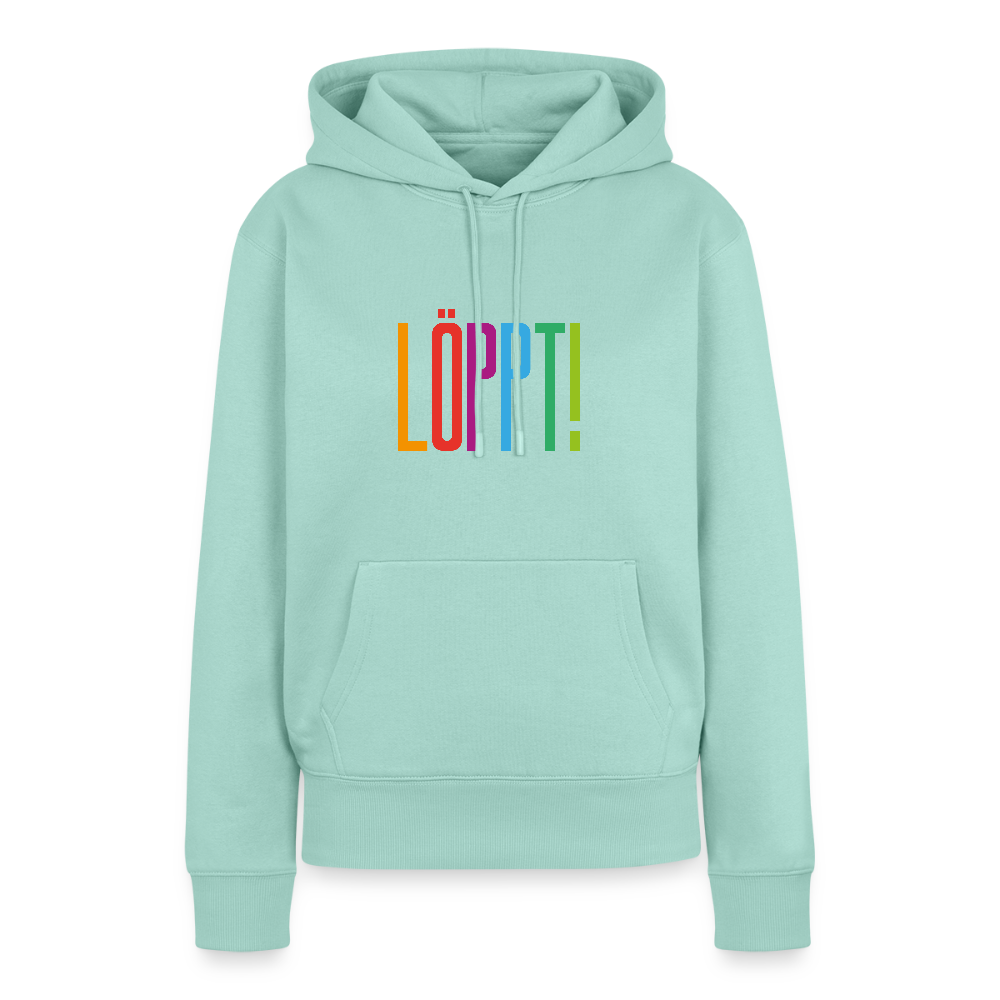 Damen Premium Hoodie - Löppt! - Mint 