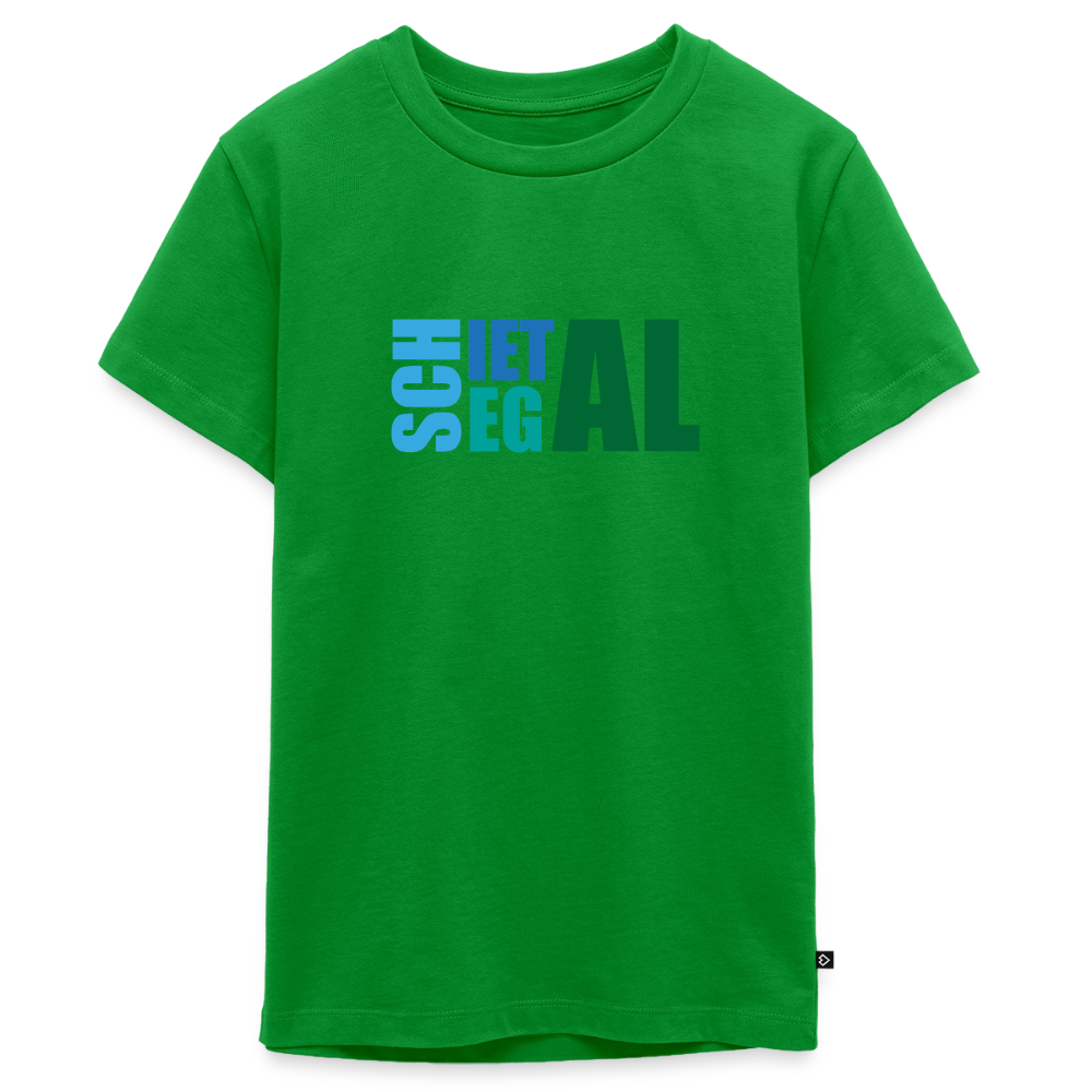 Teenager Premium T-Shirt "Schietegal" - Grün