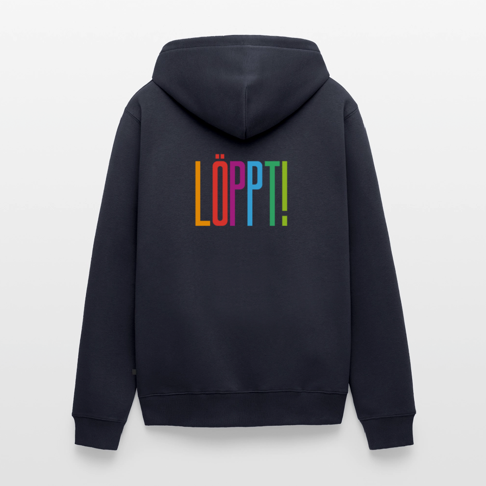 Herren Premium Kapuzenjacke - Löppt! - Navy