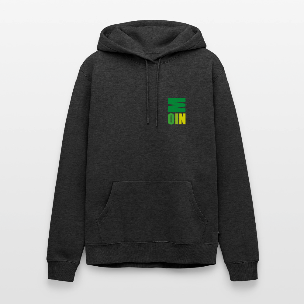 Herren Premium Hoodie - Moin - Anthrazit meliert