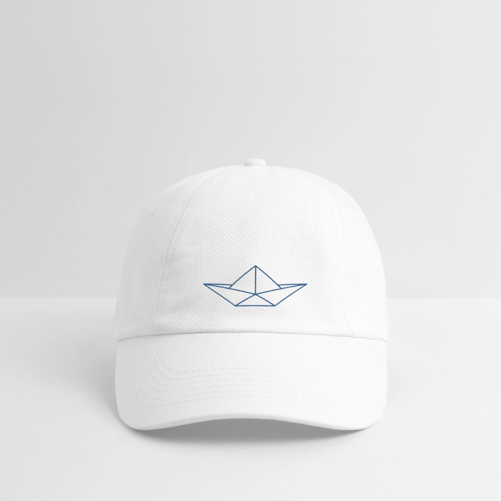 Baseballkappe - Origami Boot - Weiß/Weiß