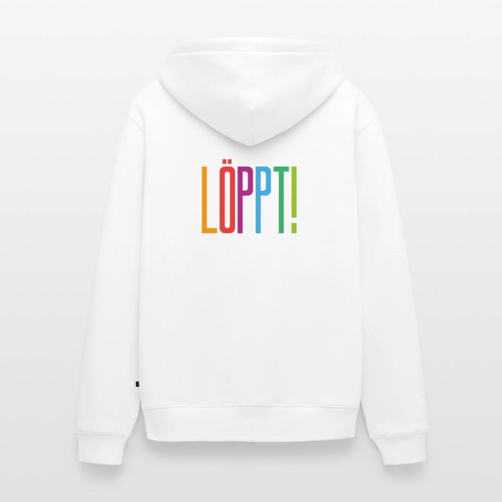 Herren Premium Kapuzenjacke - Löppt! - Weiß