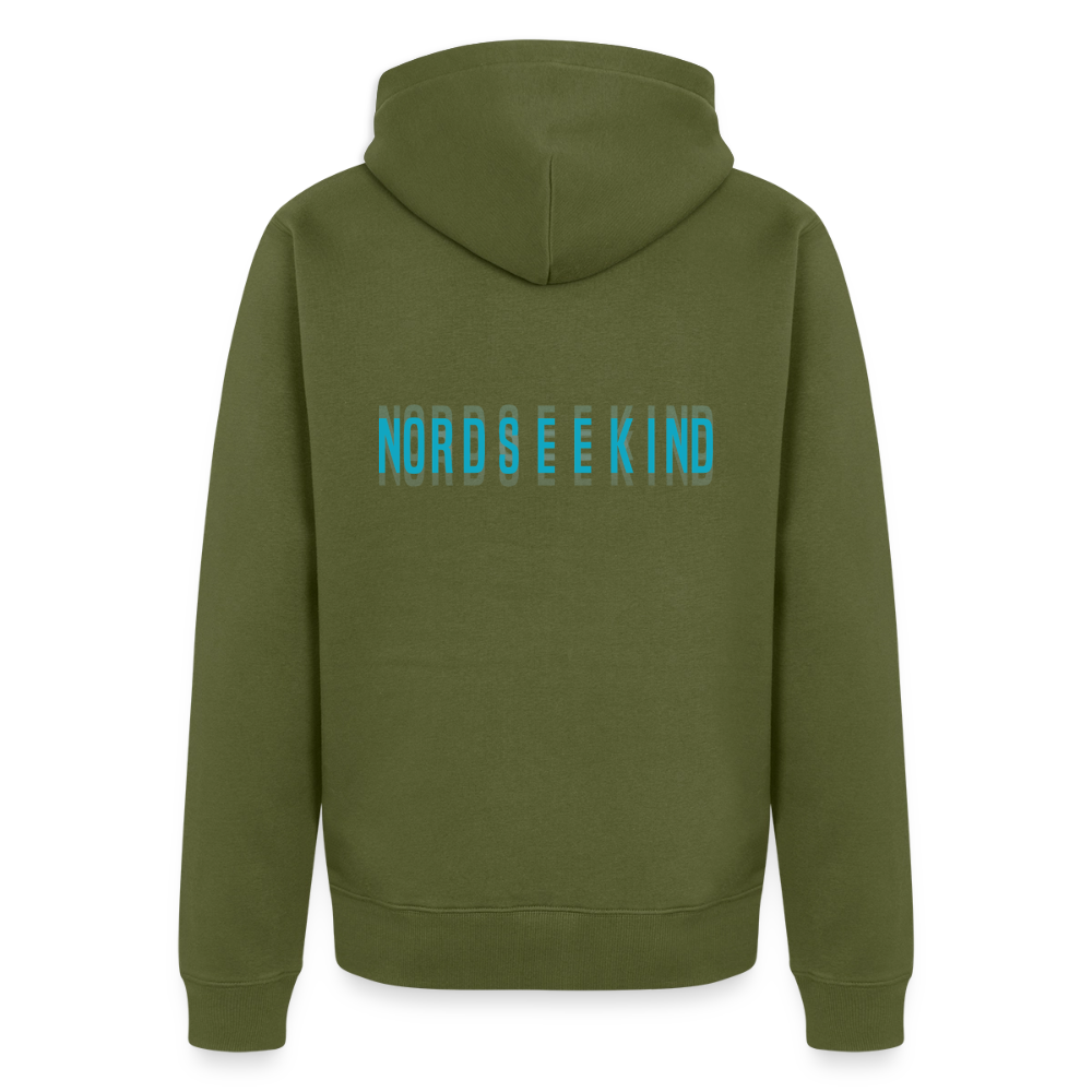 Nordseekind Herren Premium Kapuzenjacke - Khaki