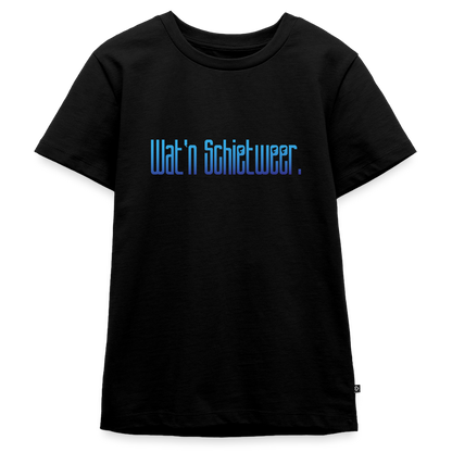 Teenager Premium T-Shirt - wat'n Schietweer - Schwarz
